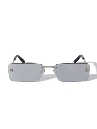 Pre-owned Off-white Sunglasses Virgil Millionaire Logo Riccione In Grey