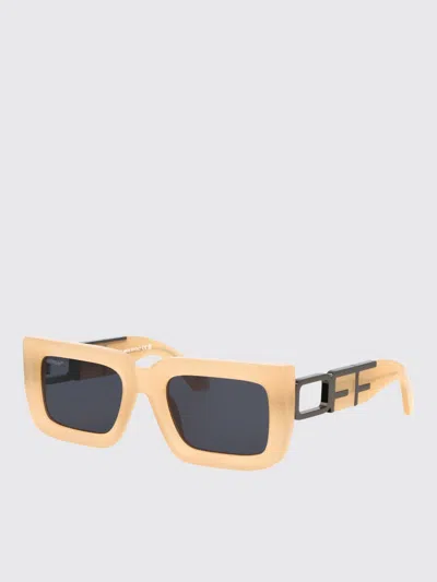 Off-white Sunglasses Woman  In Brown