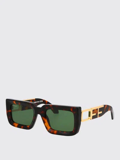 Off-white Sunglasses Woman  In Brown