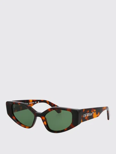 Off-white Sunglasses Woman  In Brown