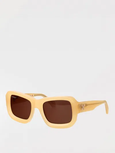 Off-white Sunglasses Woman  In Brown