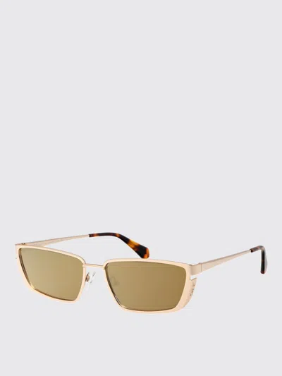 Off-white Sunglasses Woman  In Gold