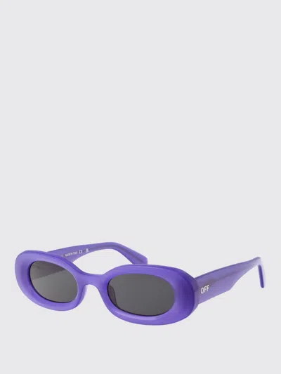 Off-white Sunglasses Woman  In Purple