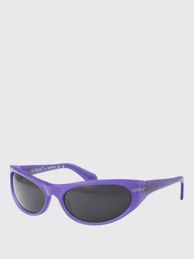 Off-white Sunglasses Woman  In Purple