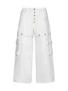 Off-white Off White Men Super Baggy Trouswer With '90s Logo In White