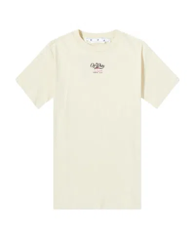 Off-white Surf  Script Logo T T-shirt In White