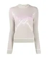 Off-white Slim Fit Cropped Sweater In White