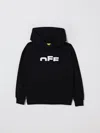 Off-white Black Hoodie With  Kids Logo In Black