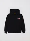 Off-white Off White Kids Long-sleeved Hoodie In Black