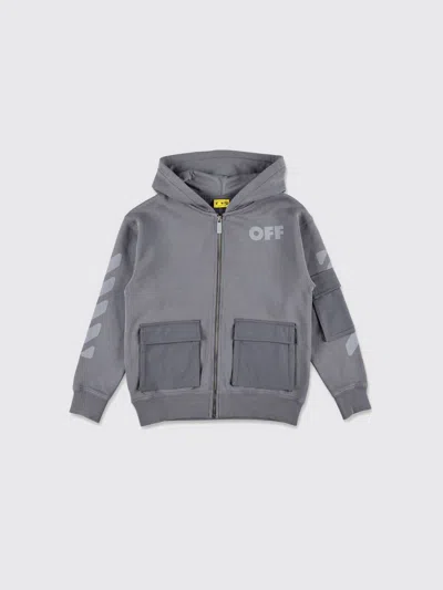 OFF-WHITE 毛衣 OFF-WHITE KIDS 儿童 颜色 灰色,H54970020
