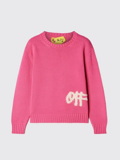 Off-white Sweater  Kids Kids Color Pink