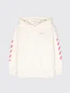 Off-white Felpa Con Cappuccio Classic Arrow Tab In White