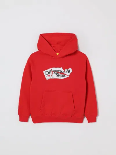Off-white Sweater  Kids Kids Color White In Red