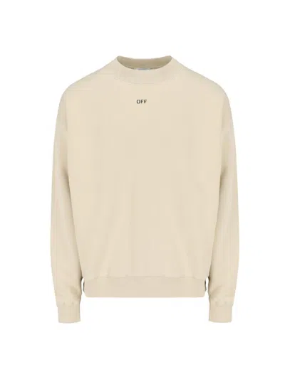 Off-white Sweaters In Beige