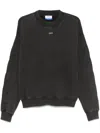 Off-white St Matthew Oversize Sweatshirt In Black
