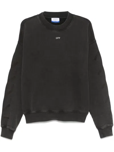 OFF-WHITE OFF-WHITE LOGO COTTON SWEATSHIRT