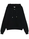 Off-white Hooded Sweatshirt Featuring Graphic Print In Black