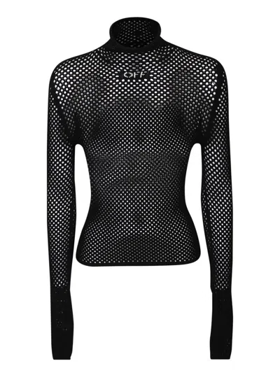 Off-white Oberteil Mit Stehkragen In Multi