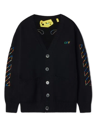 Off-white Kids' Off White Sweaters Black