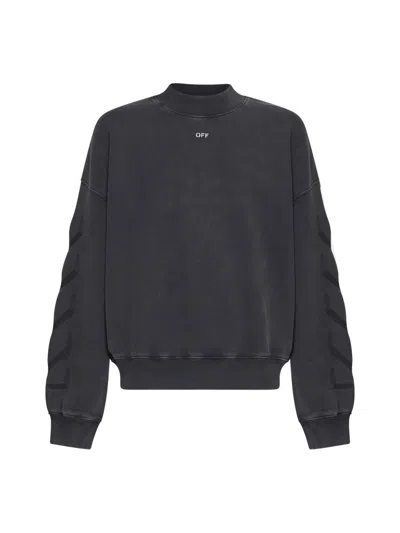Off-white Off White Sweaters In Black Grey