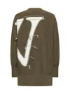 Off-white Sweaters In Green