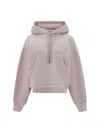 Off-white Felpa Con Cappuccio In Purple