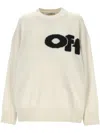 Off-white Off White Sweaters In White - Bl