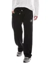 Off-white Long Comfortable Black Pants With Pockets In Black