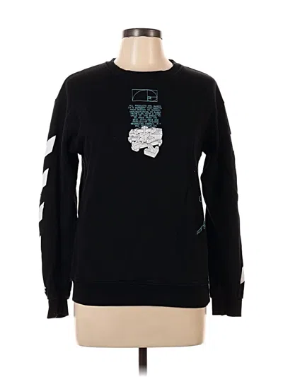 Pre-owned Off-white Sweatshirt In Black