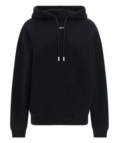 Off-white Hoodie In Black White