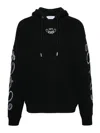 Off-white Arrow Bandana Print Hoodie In Black