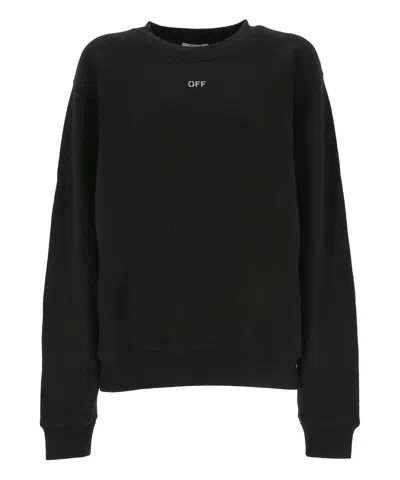 Off-white Sweatshirt In Black