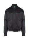 Off-white Ow Face Band Track Top Sweatshirt In Black