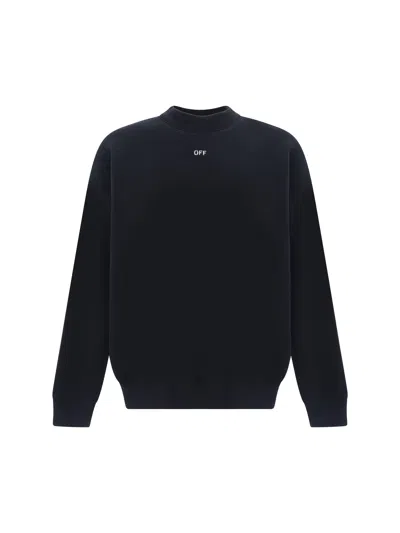 Off-white Sweatshirt In Black White