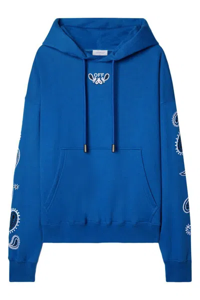 Off-white Sweatshirt In Blue