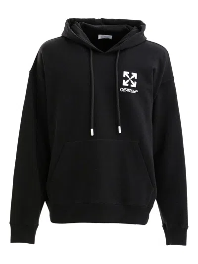 Off-white Sweatshirt Hooded Clothing In Black