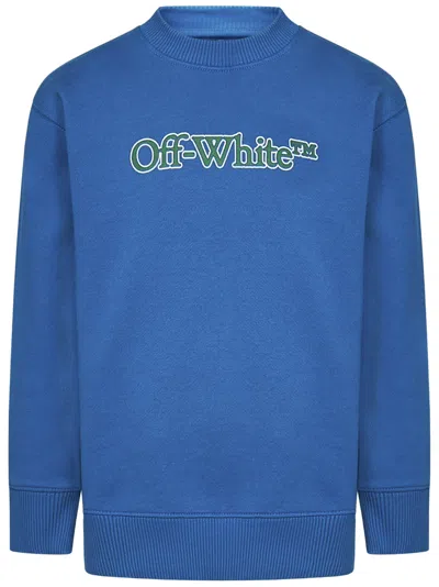 Off-white Kids' Sweatshirt In Methyl Blue