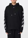 Off-white Newspaper Arrow Skate Hoodie In Black