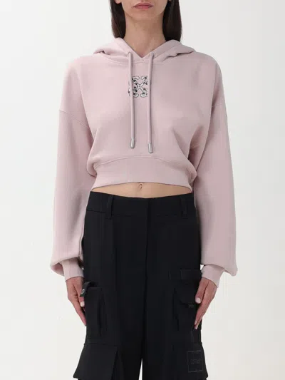 OFF-WHITE SWEATSHIRT OFF-WHITE WOMAN COLOR PINK,F32949010