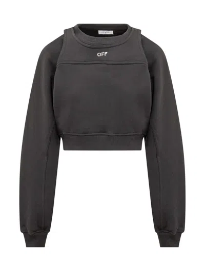 Off-white Sweatshirt Vest With Logo