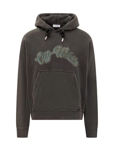 Off-white Men's Bacchus Skate Hoodie In Black College
