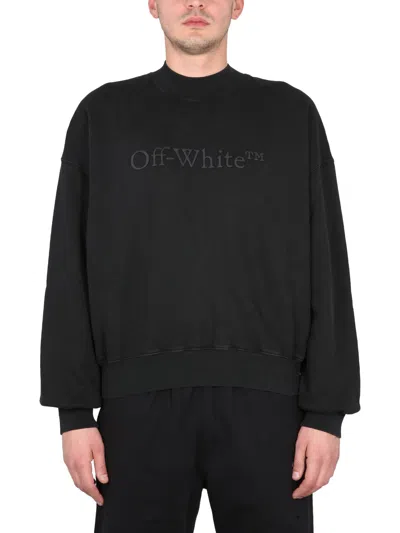 OFF-WHITE SWEATSHIRT WITH LOGO
