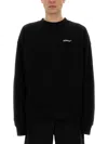 OFF-WHITE SWEATSHIRT WITH LOGO