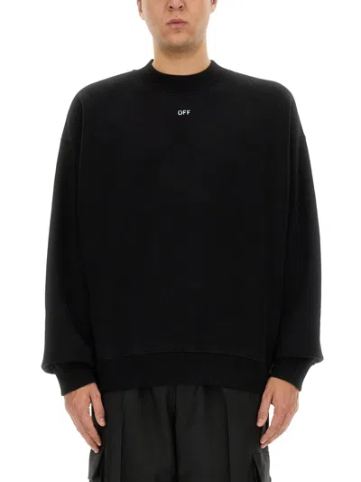 OFF-WHITE SWEATSHIRT WITH LOGO