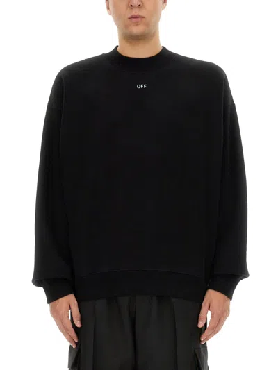 Off-white Dotted Arrow Diagonal Skate Sweatshirt In Multi