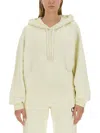 Off-white Sweatshirt With Logo In Yellow