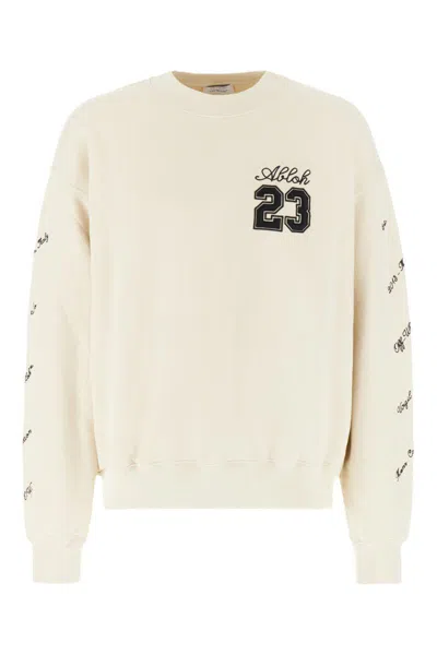 Off-white Sweatshirts In Sand