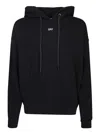 Off-white Hooded Sweatshirt Featuring Graphic Print In Black