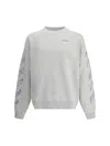 Off-white Scribble Diag Skate Crewneck In Multi