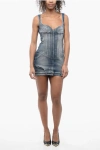 Off-white Upside Down Cotton Bustier Dress